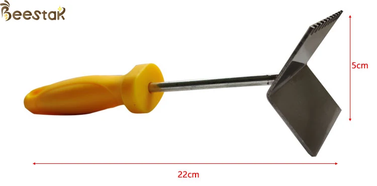 Beekeeping equipment uncapping fork Excluder cleaning shovel with plastic handle for beekeeping