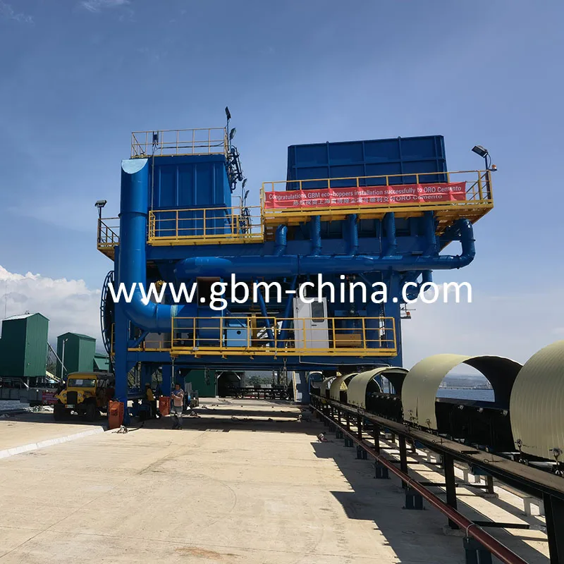 50 m3 Industry mobile bulk cargo port eco hopper