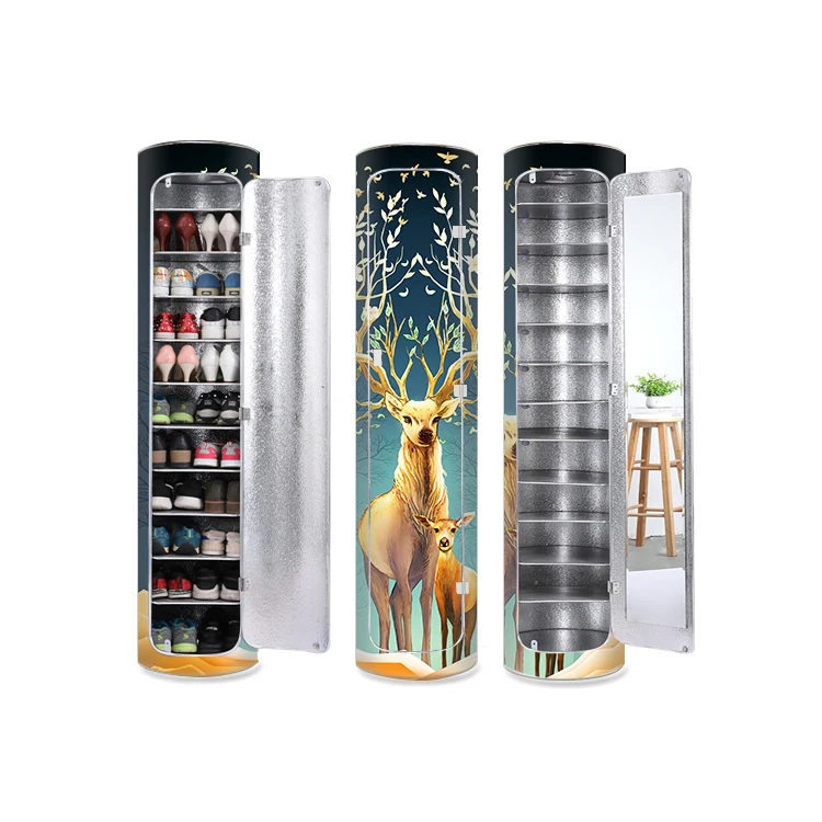 Chinese factories export high quality cylinders shoe rack cabinet storage /shoe storage cabinet /shoe rack cabinet wooden