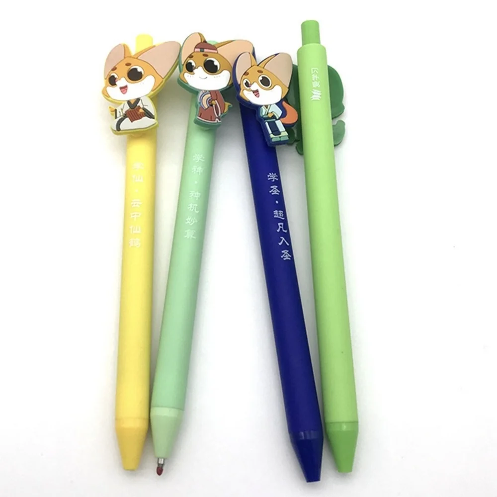 Factor Cheap Supplies Pen Girl Heart Cute Cartoon Neutral Pen Needle 0.5mm Black Student Pen Season With Custom Logo