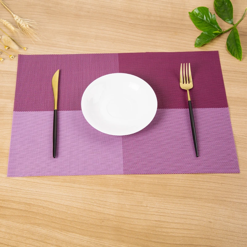 MY-59 red washable christmas placemats and table mats