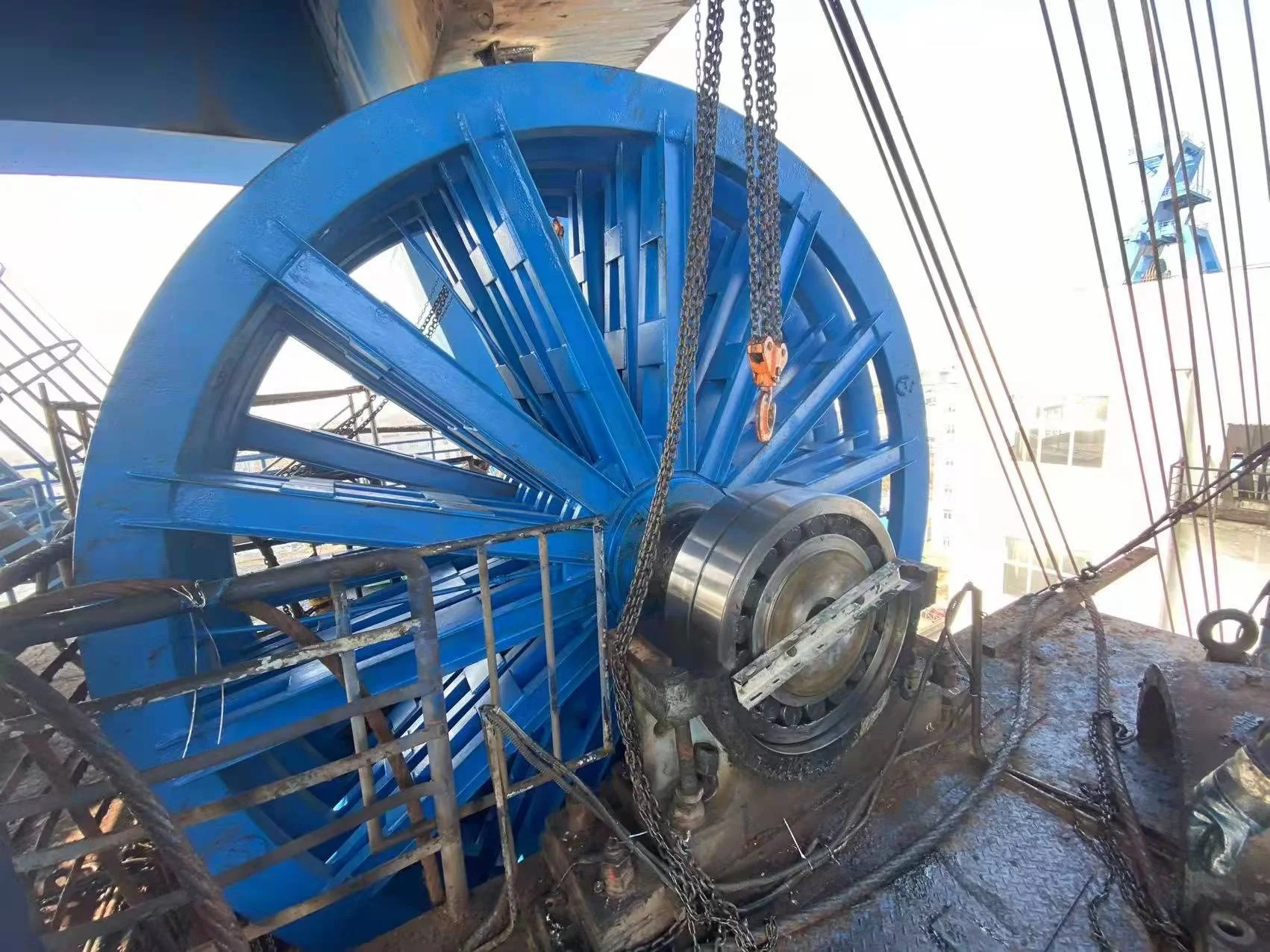 Factory Direct OEM mine shaft deflection sheave for mining hoist