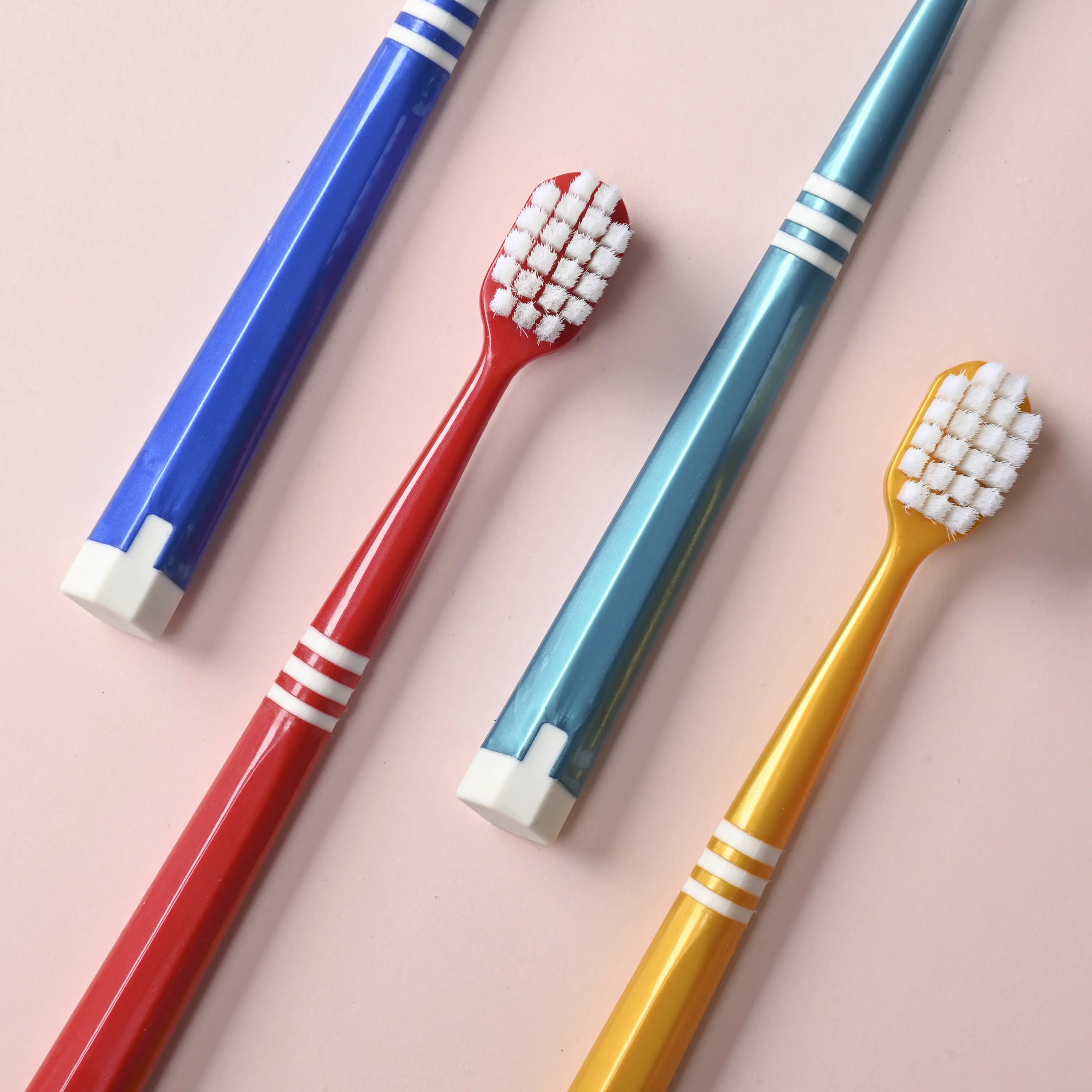 Jadeu 8411 Adult Plastic Toothbrush 10000 Soft Bristle  Set With Hanger Case Travel Portable