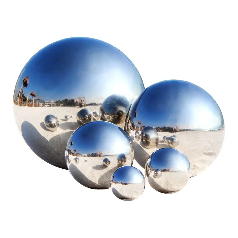250mm Hollow Large Round Stainless Steel Ball For Decoration