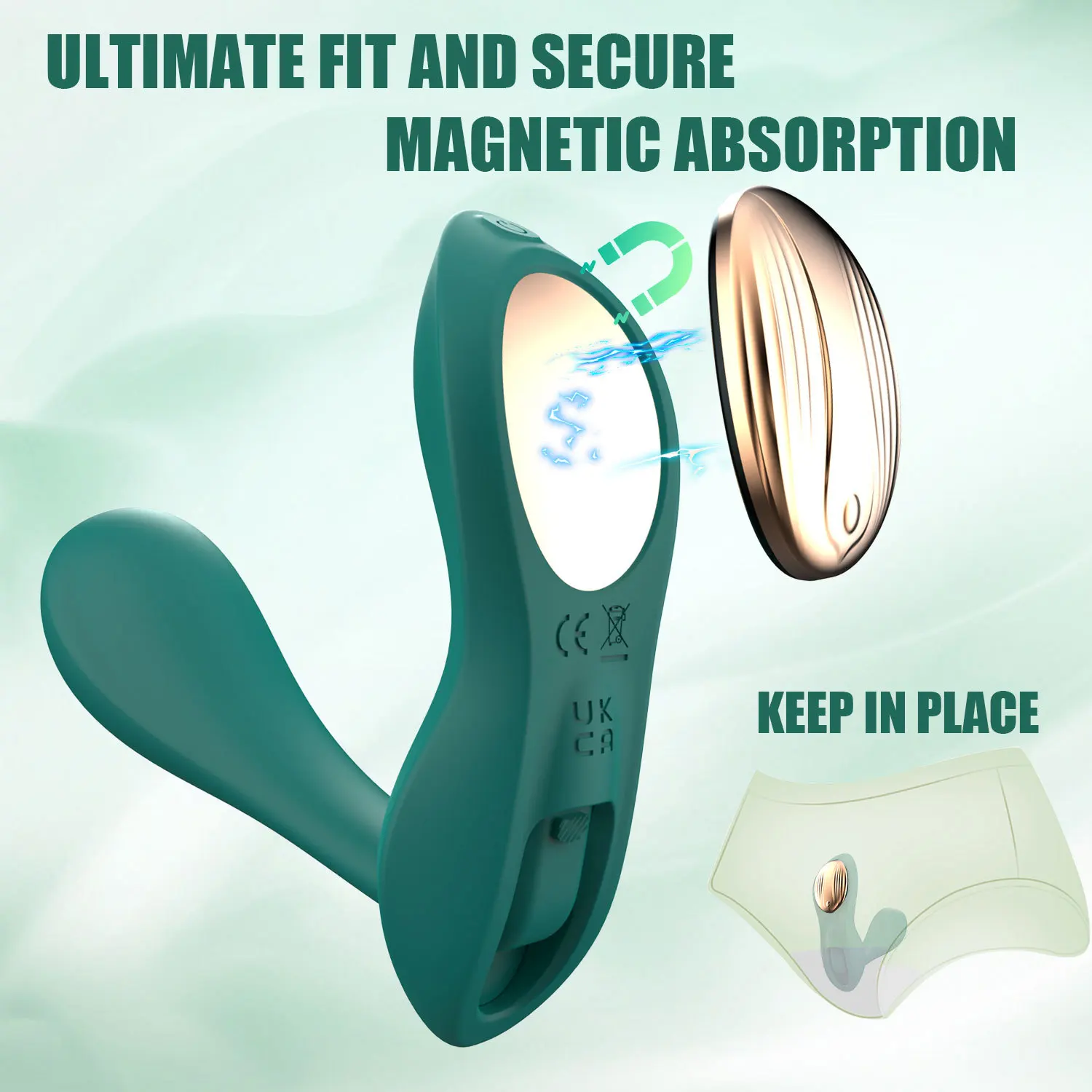 Men and women flirting share detachable invisible combination wearable vibration massager Amazon anal plug G-spot vibrator