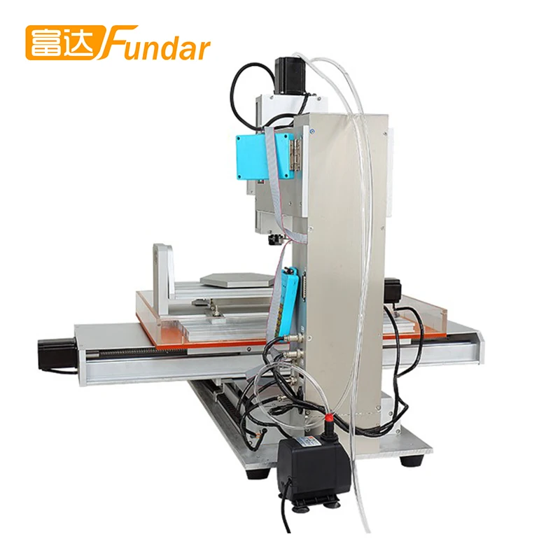 wood router 5 axis cnc HY-6040 1500W Vertical metal engraving machine  cnc milling machine for Aluminum Copper