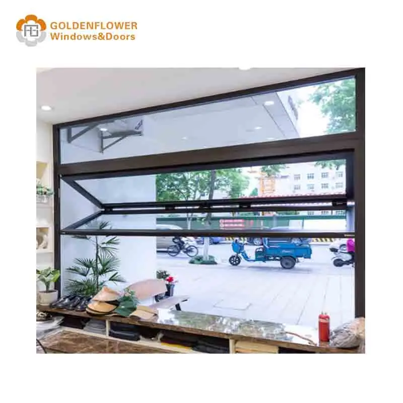 Customized Awning Windows Living Room Safe Design Aluminum Awning Window Passive House Window Folding Sliding Hotel Window