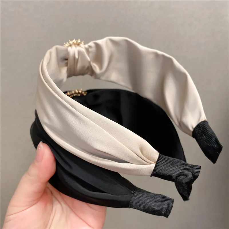 Latest Korea design Fashion crystal headband women bow knot hair accessories