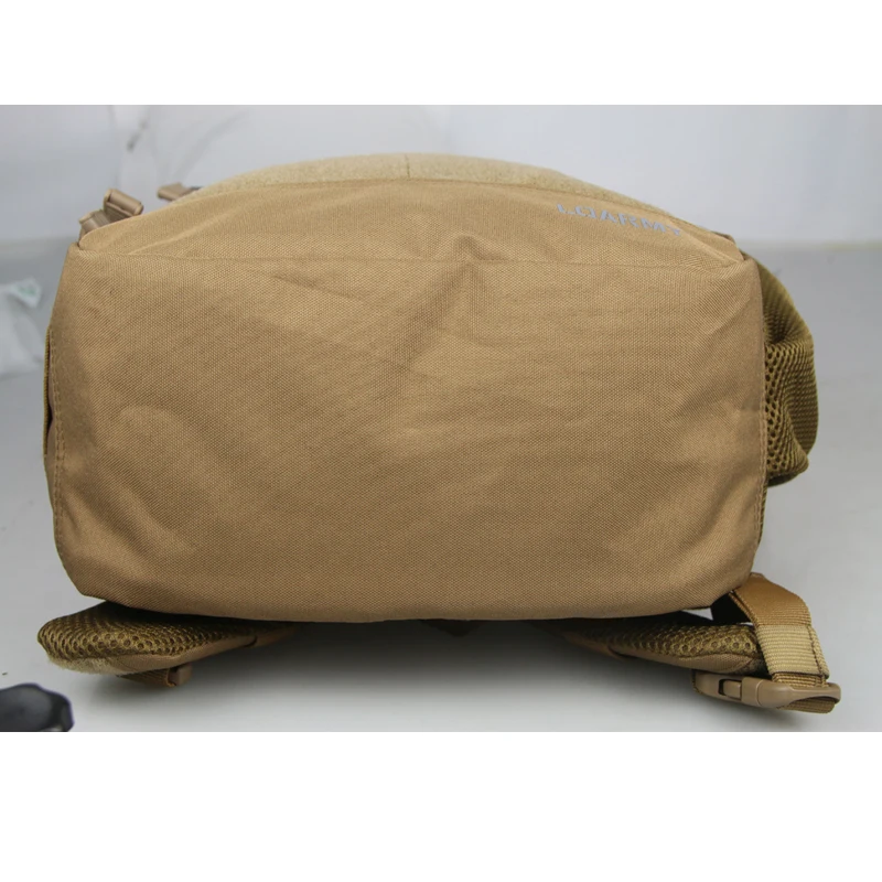 fashion large plain brown hiking travel tactical outdoor waterproof 600D nylon notebook laptop computer backpacks for men women