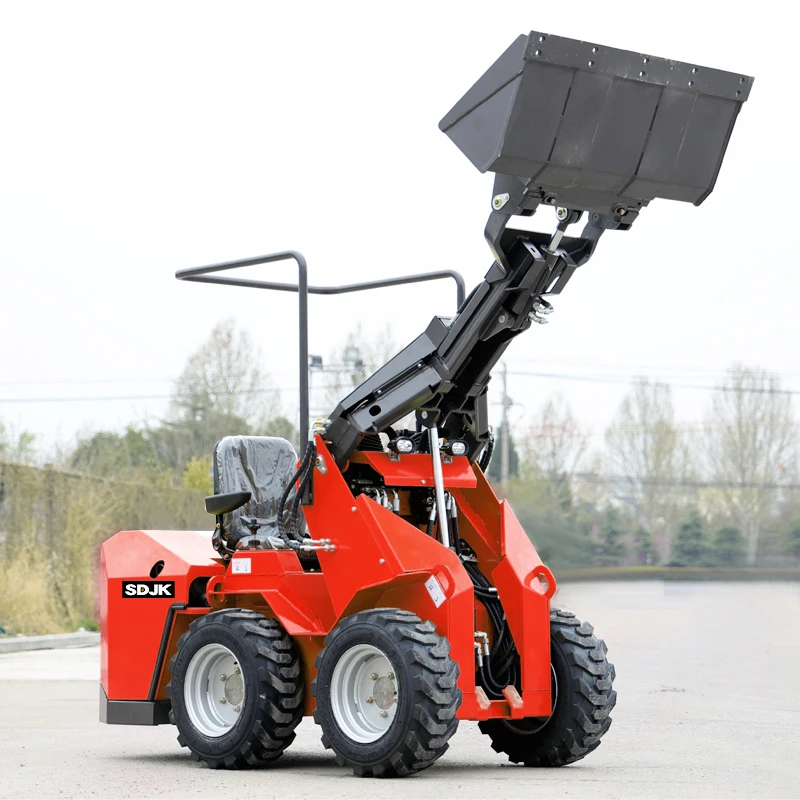 Fast Delivery Mini Skid Steer Loader with Attachment Engine Manufacturer Small Skid Steer Mini Loaders 500kg Skid Steer Loader
