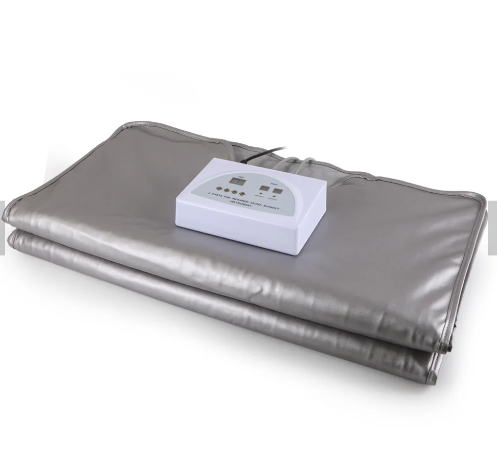 portable 2 zone  sauna blanket  Custom High Quality Wholesale Factory Supply Faux Sauna far infrared sauna thermal blanket