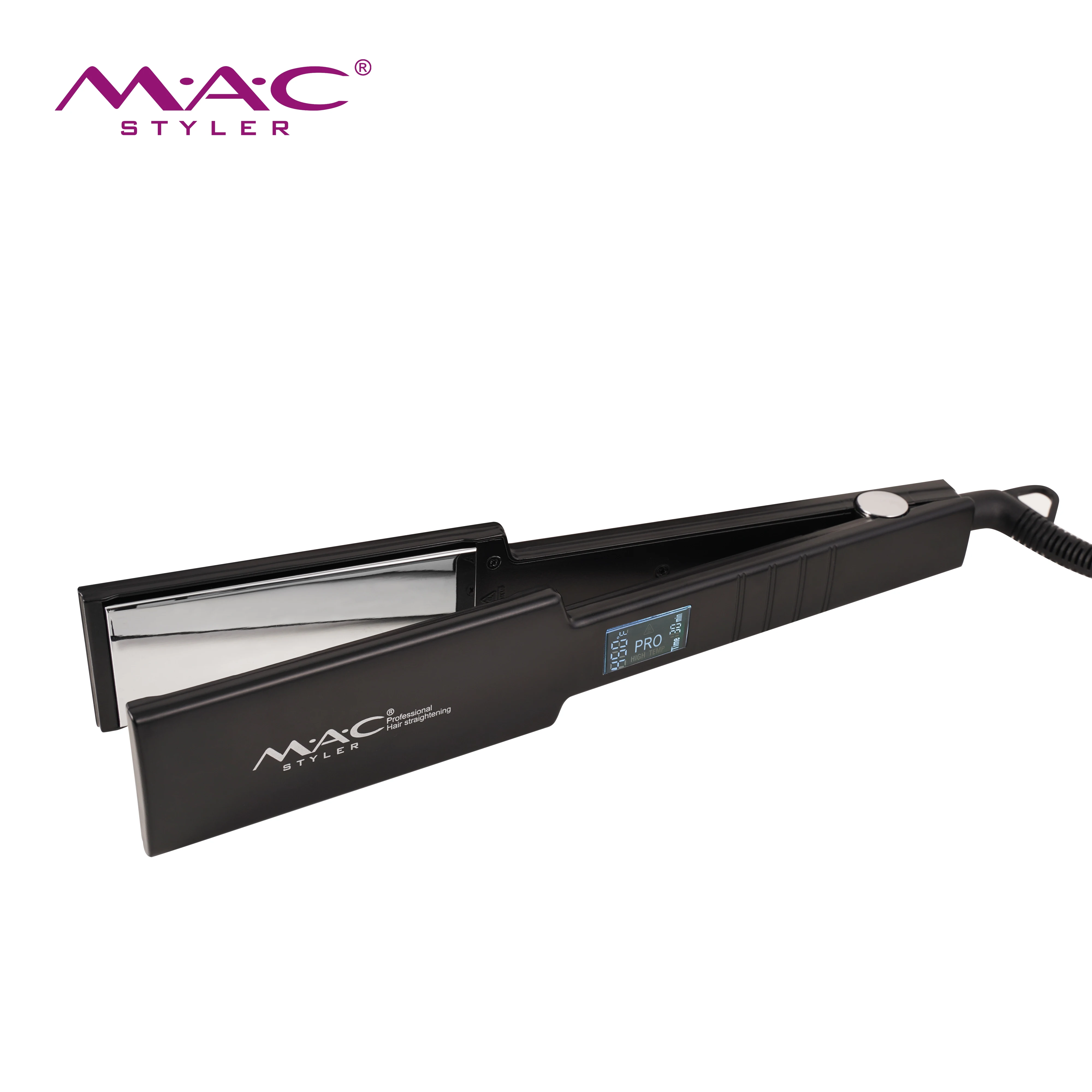 MAC Styler 450F Mirror Plated Flat Irons Titanium Flat Iron Professional Wide Plate Hair Iron Straightener