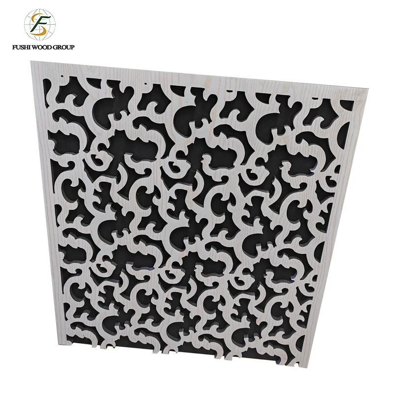 Hexagon parquet  wall panel laminate MDF acoustic wall panel wood decorative wall board