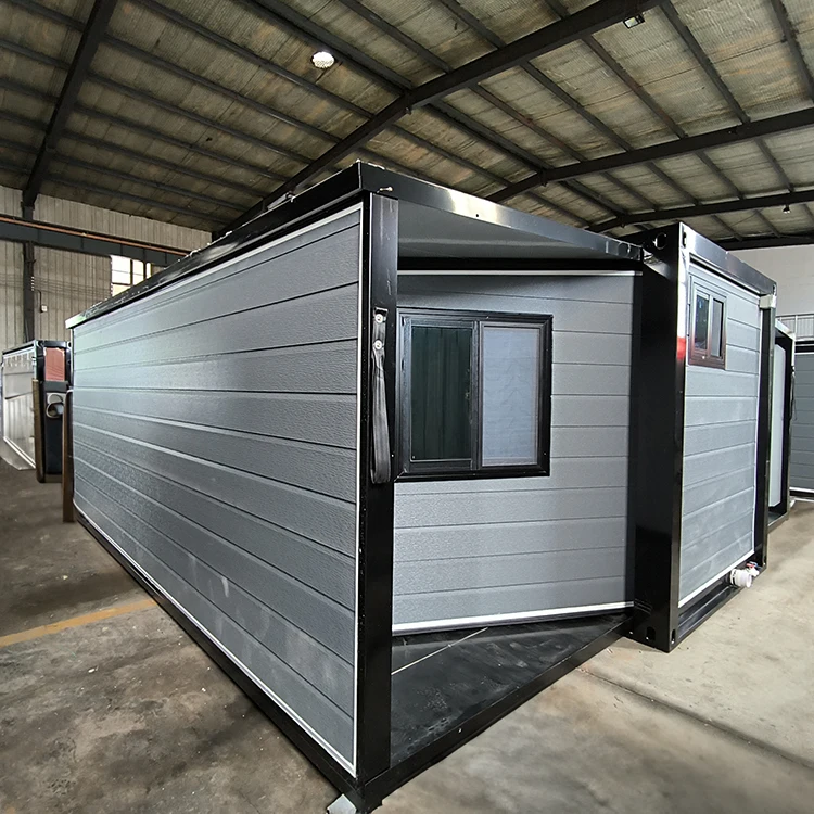 China Luxury Prefabricated Prefab Luxury Push Out 20ft Expandable Container Houses Home Office Cabin Shelter