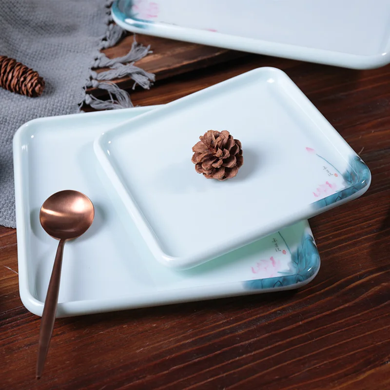 
Multi-function Packaging Machines Plates Kid Food For Kids Tableware Children Disposable Bamboo Set Rectangular Plate 