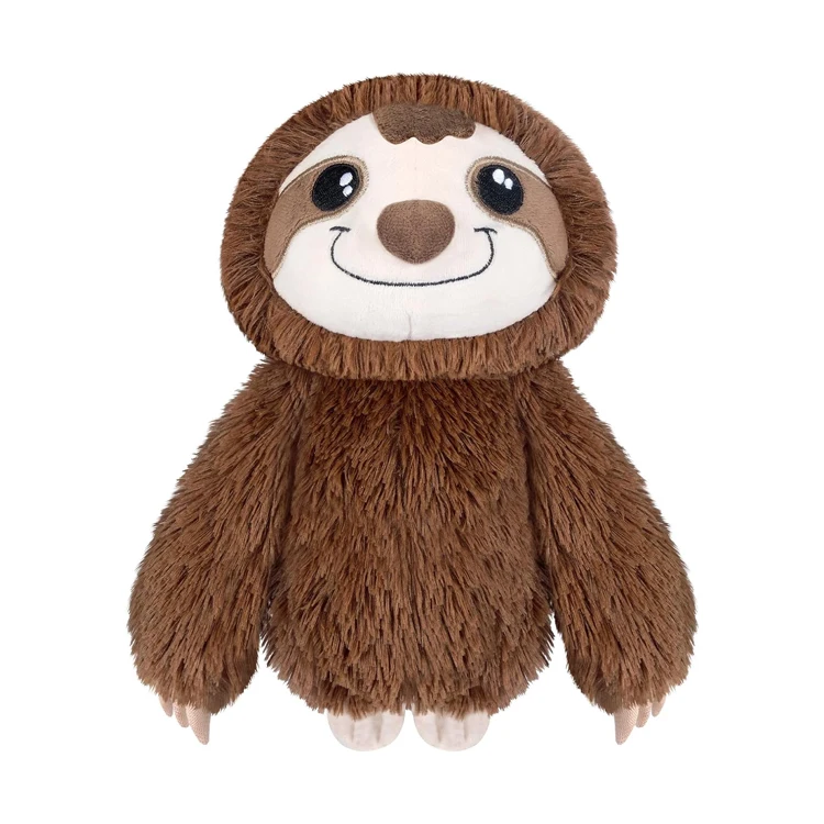 Trending Products 2024 New Arrivals Animals Sloth Plush Microwavable Stuffed Animal Heated Pad for Cramps