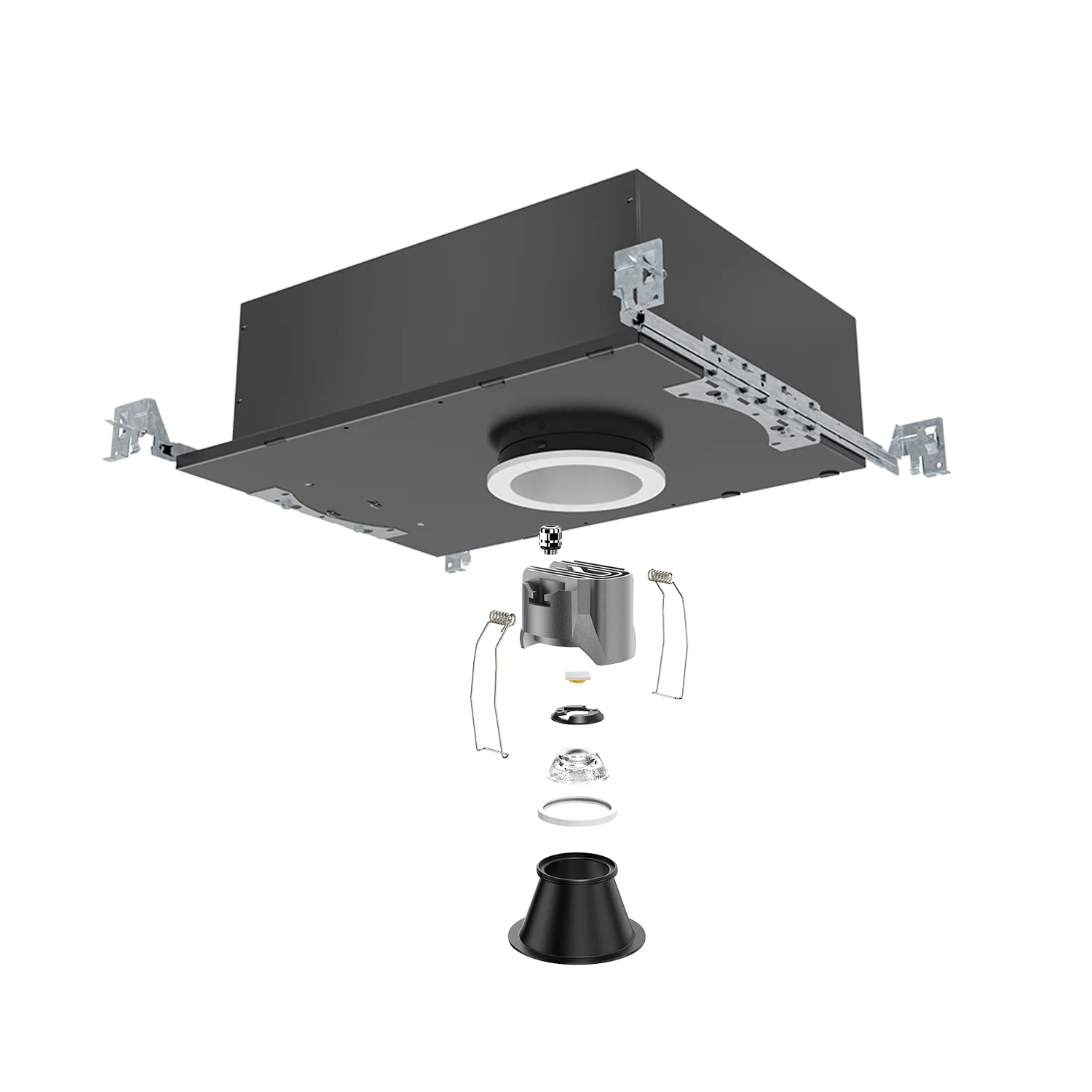Lanbot ETLWhite Waterproof IP65 Round led Recessed Ceiling Down Spot Lighting Commerical Downlight