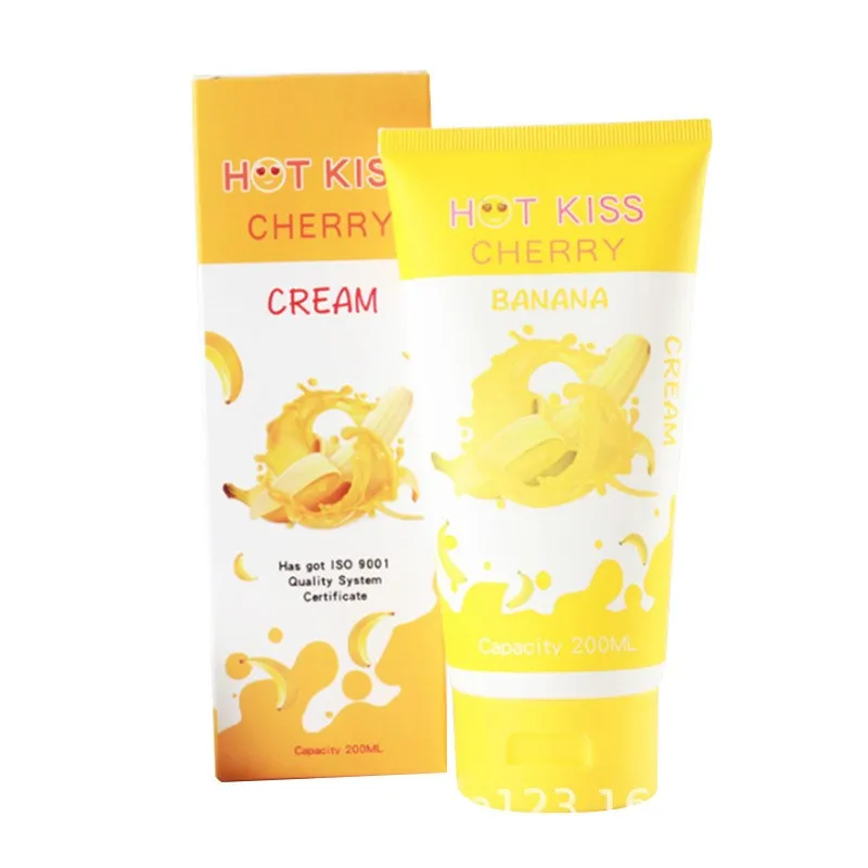 HOT KISS Lubricant Cream Strawberry Cream Sex Lube Body Massage Oil Lubricant for Anal Sex Grease Oral Vaginal Love Gel Women