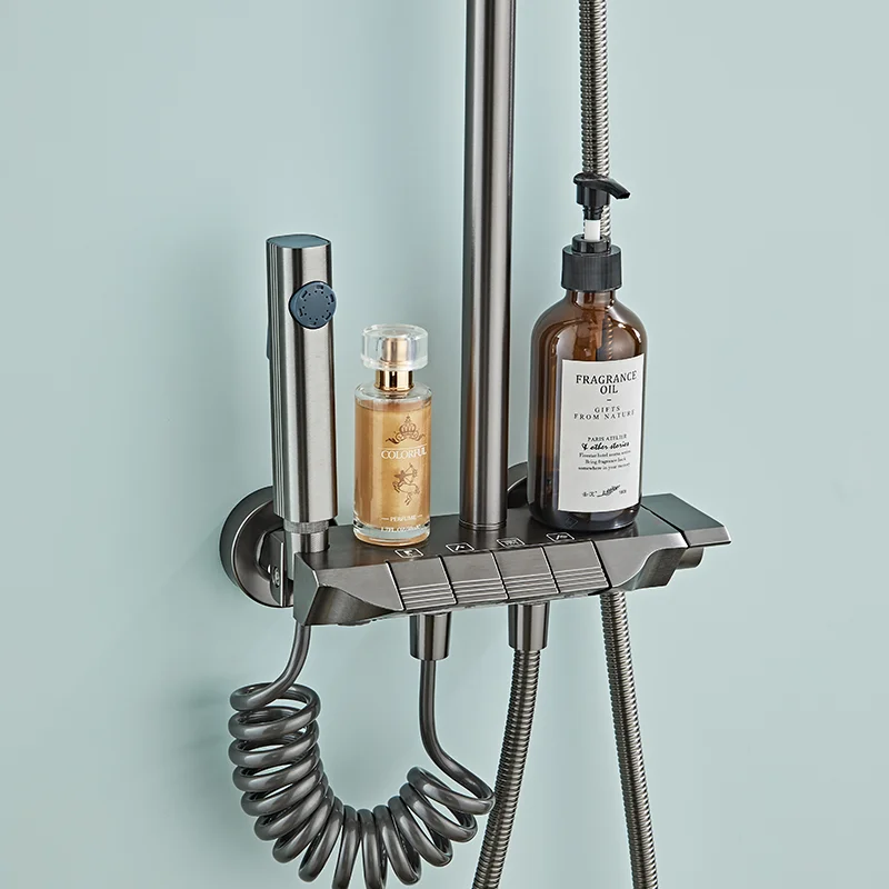 Bathroom Accessories Quality Men Shower Set Luxury Saving High Pressure Rainfall Kitchen Portable Purifying Shower Head