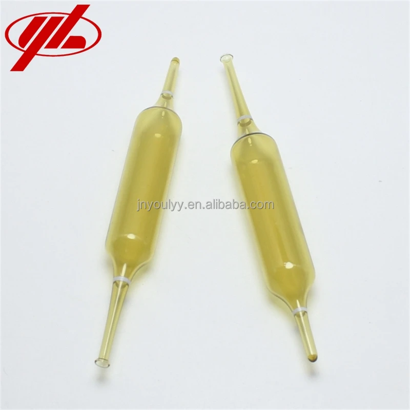 Type A Empty Pharmacetuical Injection Clear or Amber Borosilicate Glass Ampoule