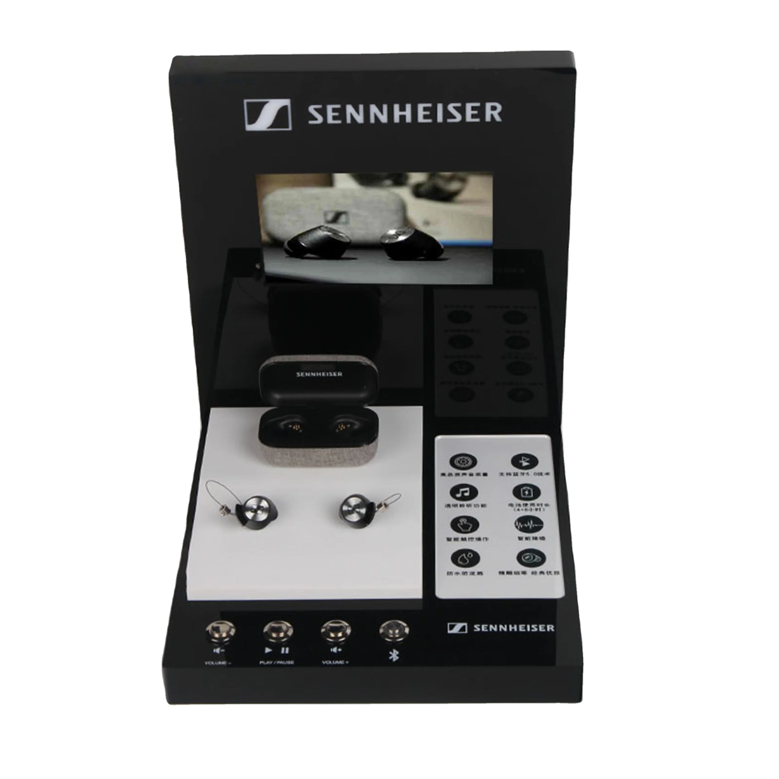 Manufacturer customized plexiglass display rack, acrylic display rack and headphone speaker display rack