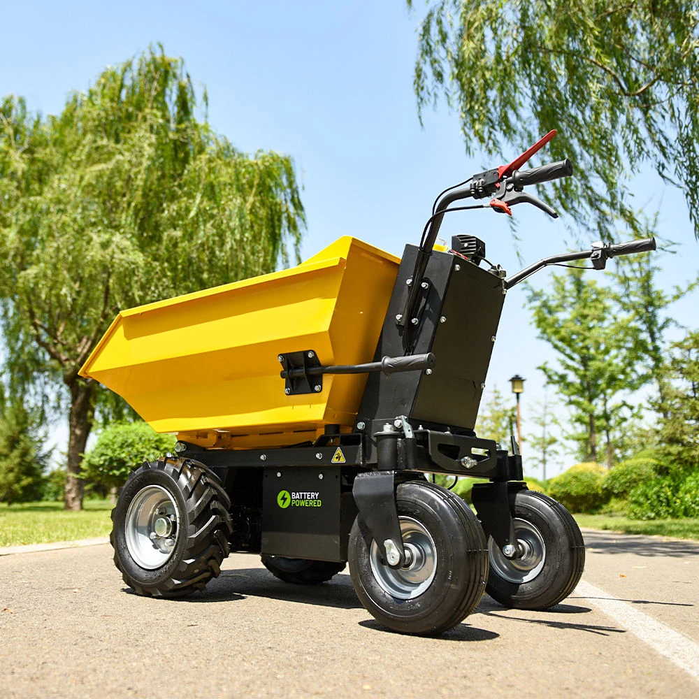 Free Shipping CE Approved 500KG load capacity mini dumper high quality electric wheelbarrow
