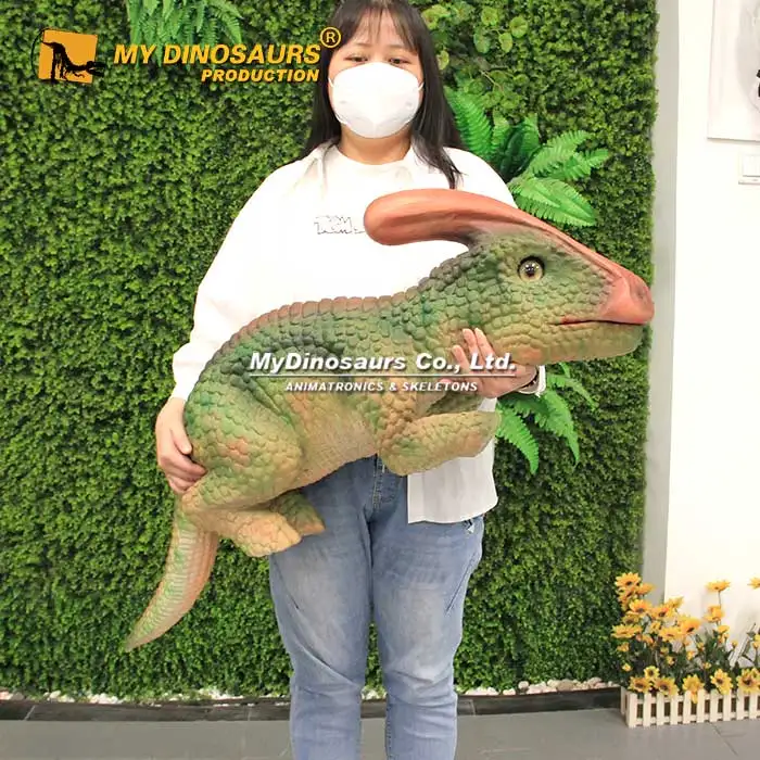My Dino Party Decoration Baby Parasaurolophus Dinosaur Puppet Small Dinosaur