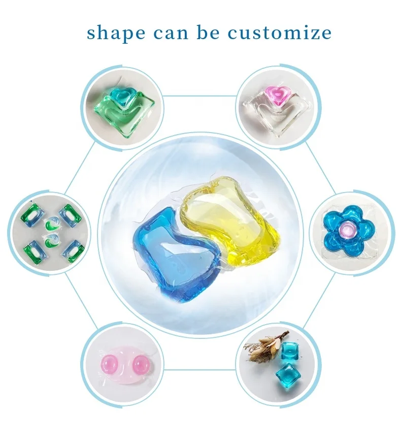 Polyva water soluble pods laundry detergent capsules laundry beads cloth washing detergent pods liquid