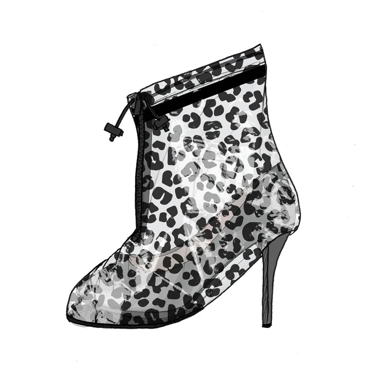 Fast Delivery Wholesale Portable Customized Plastic Outdoor Anti slip Waterproof Rain Shoe Covers