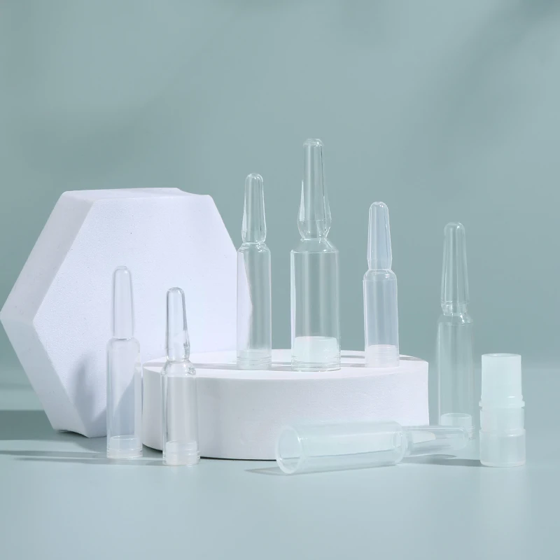 1.5ml Plastic PP PETG  Ampoules Bottle Disposable Original Liquid Bottle Broken Fresh Ampoules Injection Vial