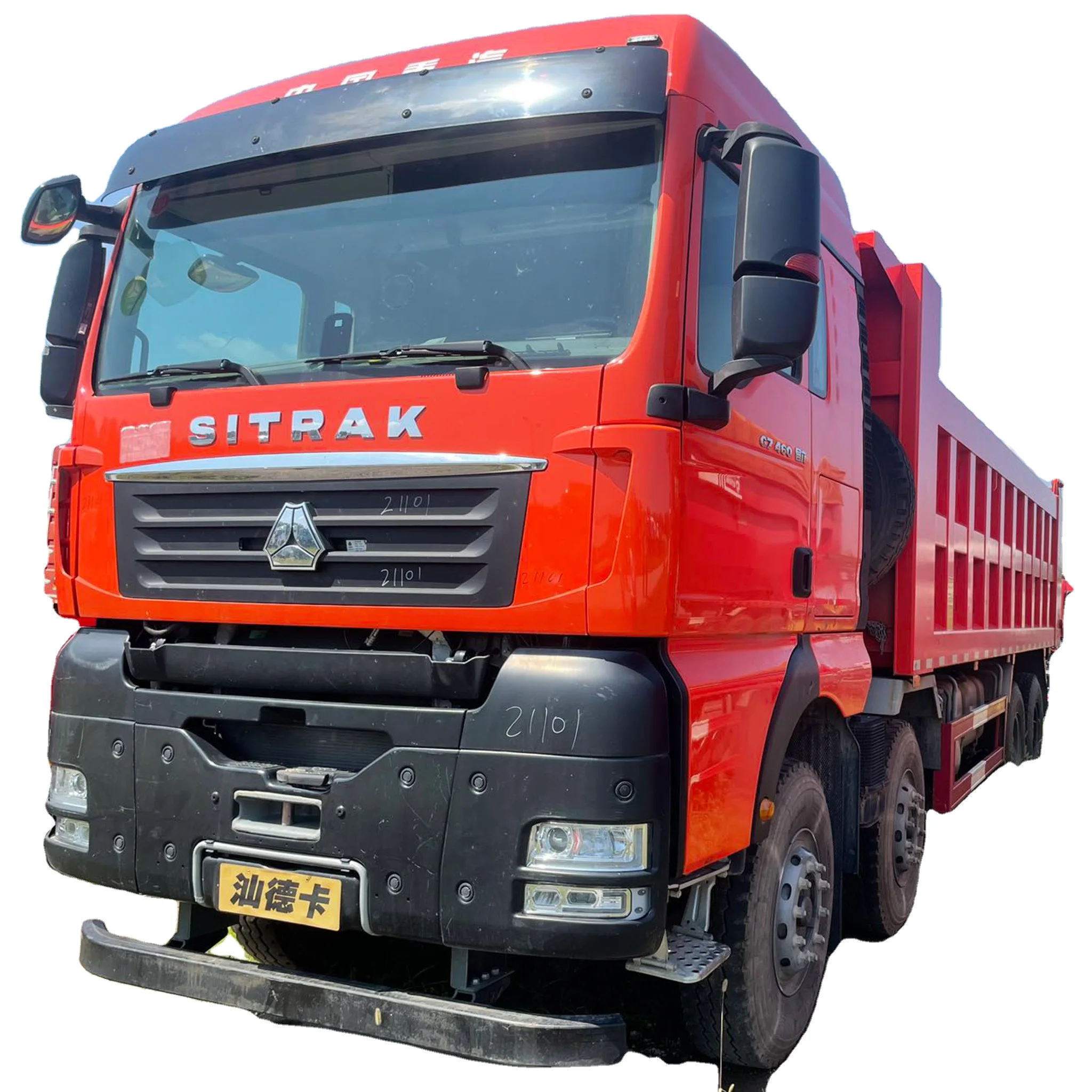 Factory Price SITRAK G7W 30T Tractor Truck New Deep Box Dump Truck With Tarp Designed For Tipping Garbage