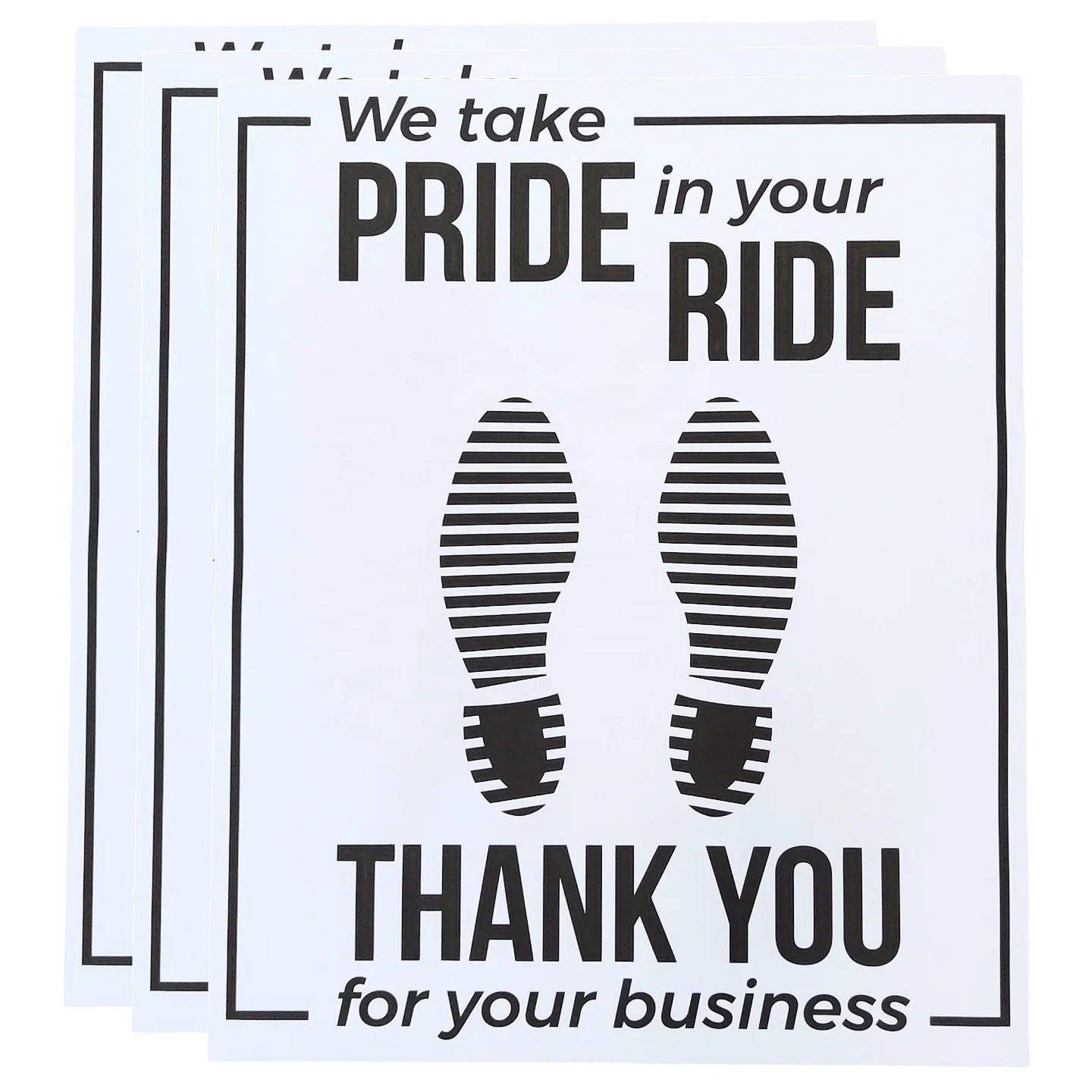 Plastic Disposable Car Foot Floor Mats in Rolls & Sheets