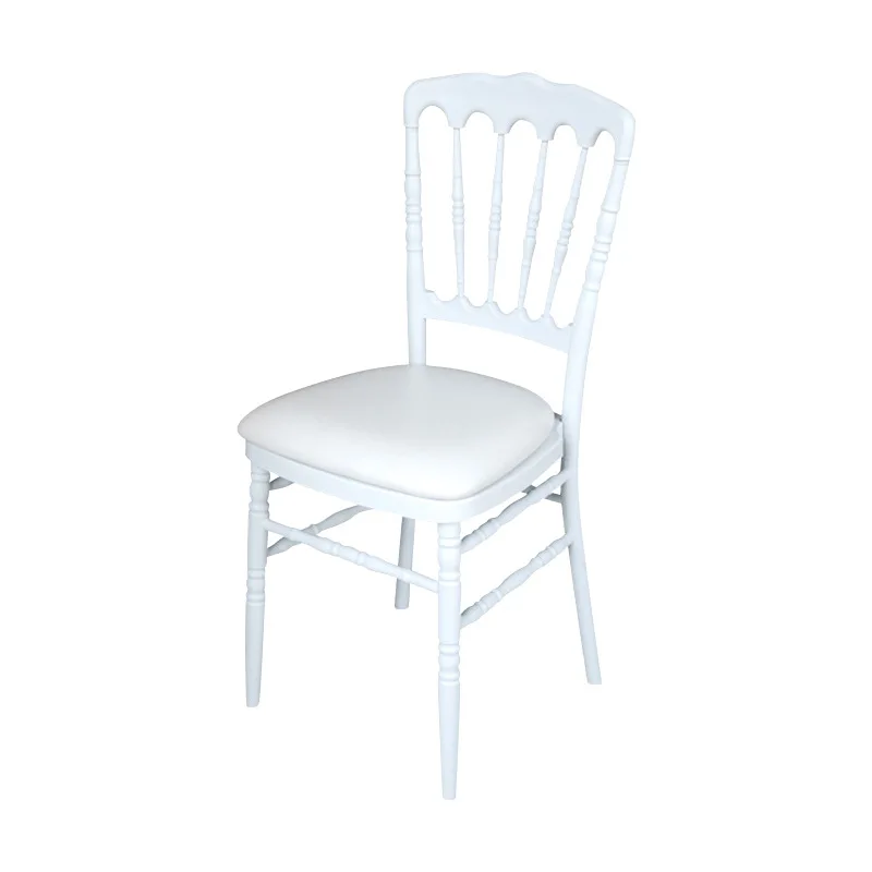 Modern design Luxury shiny gold pp resin popular dining chair ghost wedding louis chair