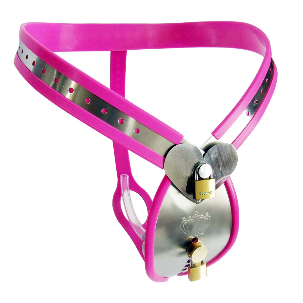 Black/Pink Bdsm Chastity Belt Harness High Quality for Men