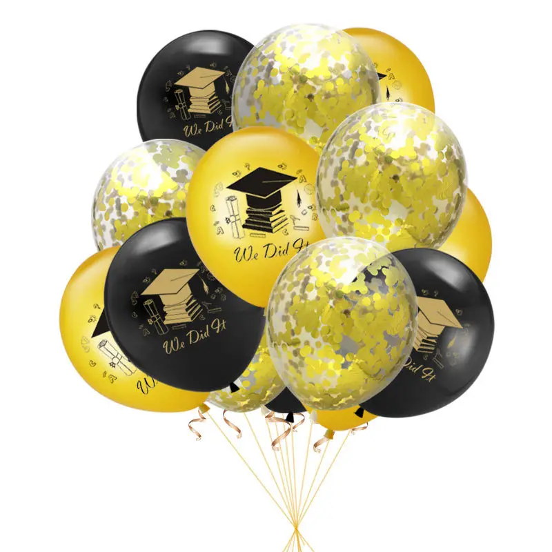 Printed Latex Balloons Party Decorations Balloon for Congratulate Graduation 2022 Hot Sale 12 Inch Easter Round 1bag