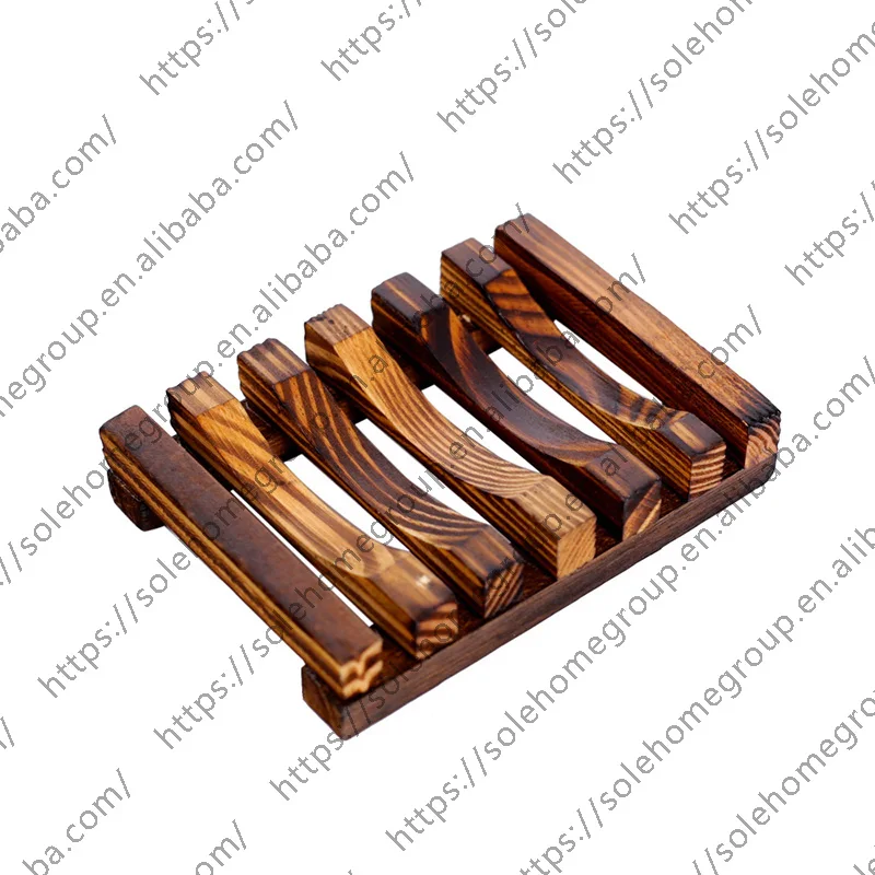 wooden soap dish soap case holder for bathroom shower waterfall drainer kitchen keep soap dry & easy to clean