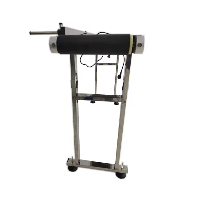 Good quality industrial stainless steel pvc belt conveyor suppliers small bottle conveyor GMP conveyor belt for inkjet printer