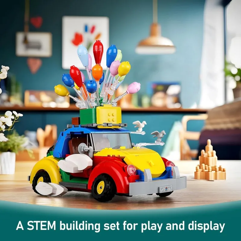 2024 Trend New Arrival Diy Kid Toy Balloon Car vehicle Building Toy Set Kid Stem Creative Christmas Gift Toys For Girls Boys