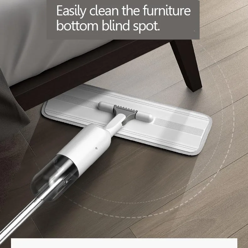 Волшебная система для чистки пола 360 роторная Мокрый спрей плоская швабра с многоразовой бутылкой 3 сменных микрофибры