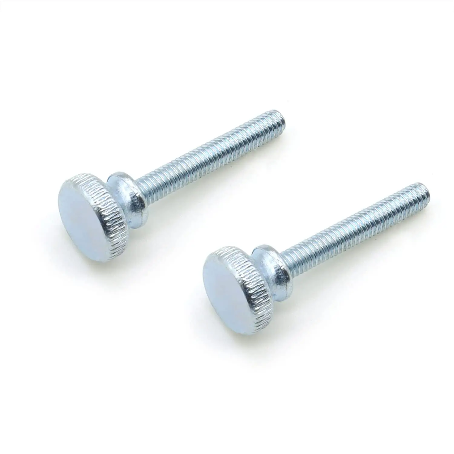 Carbon Steel Knurl Flat Head Hand Tighten Thumb Screw Bolt Adjust Thumbscrew Toolless