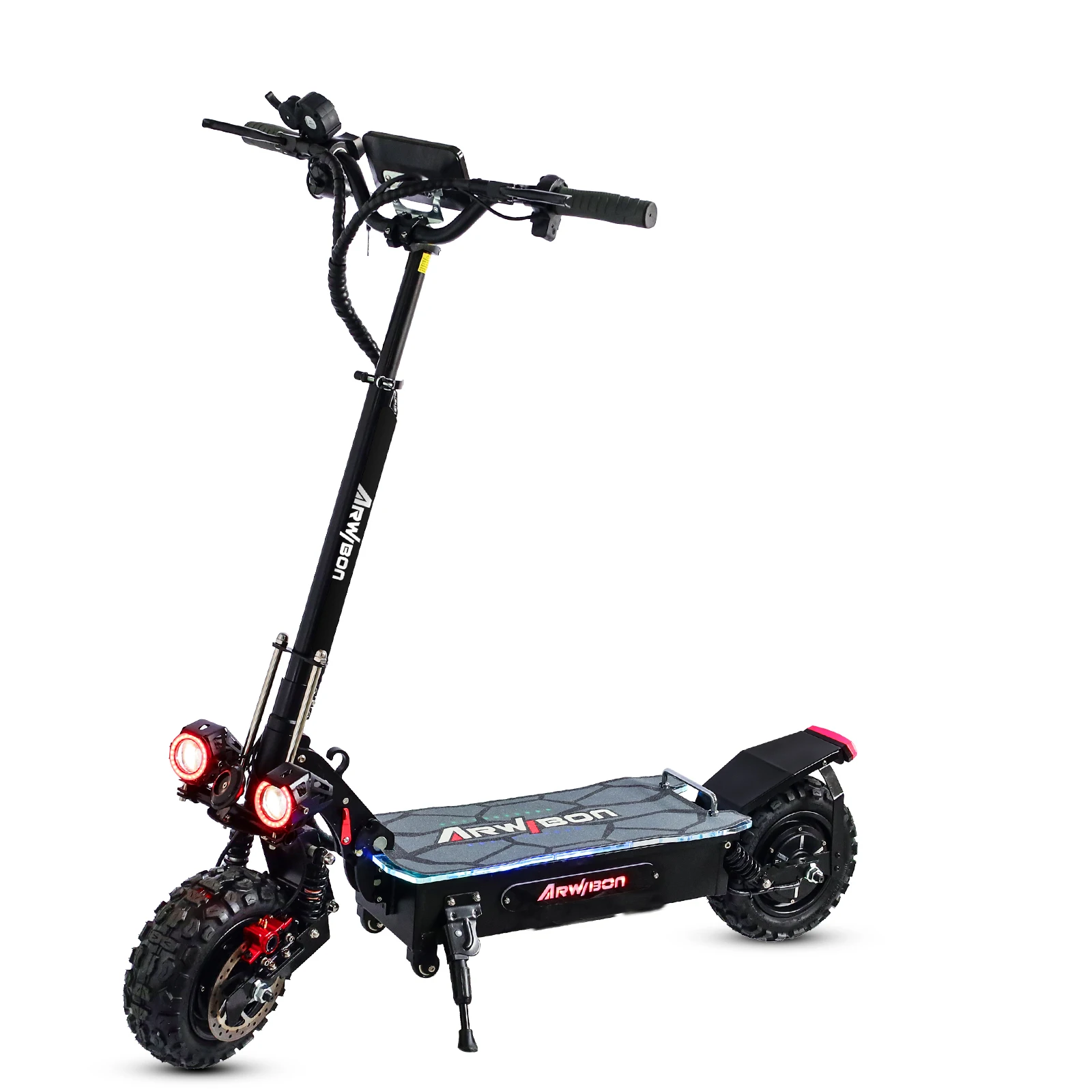 Arwibon USA/EU Warehouse Chinese Scooter Manufacturers 5600W 85KM Speed Folding Dual Motor Electric Scooter Adult