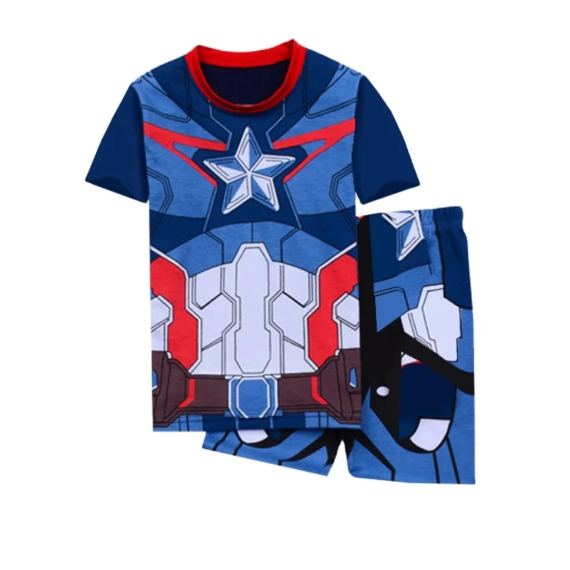 CALUBY brand cartoon style 3-8 years old new short sleeve boys and girls series spot wholesale