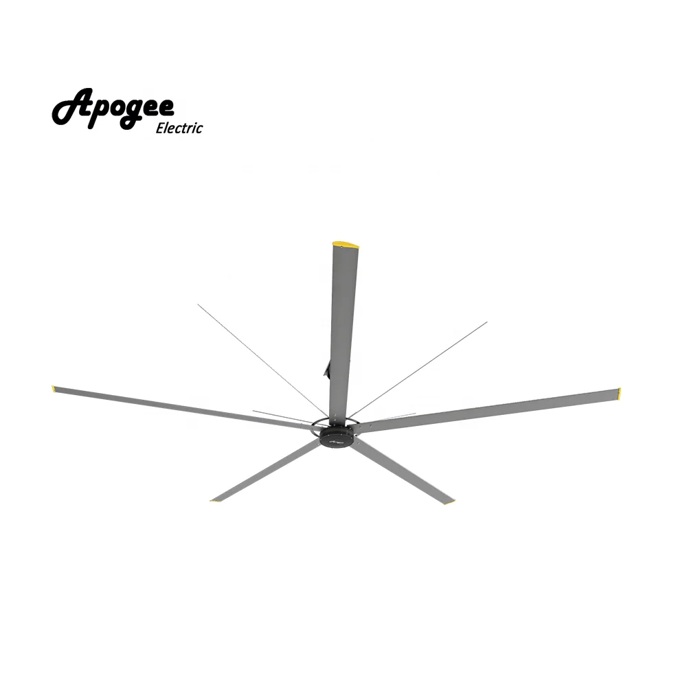 Потолочный большой hvls вентилятор Apogee 18 футов с 5 лезвиями из алюминиевого сплава