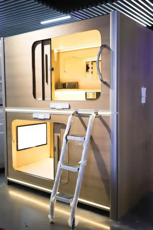 Chinese Factory Supply Space Saving Fireproof Capsule Hotel Sleeping Pods