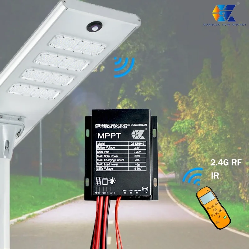 3.2v 30A High-end Solar Charge Controller for Solar Panel MPPT Solar Street Light Charge Controller Regulator