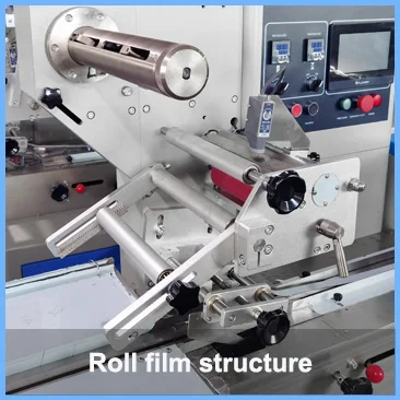 Time Saving Hard Cotton Gummy Candy Horizontal Flow Pack Machine Pillow Wrapping Machine