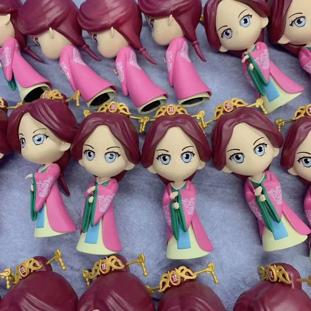 Custom Oem Pop Manufacturer Cartoon Toy Action Figure Fine Pvc Plastic Vinyl & Poly Resin Mini Anime Black Figurines