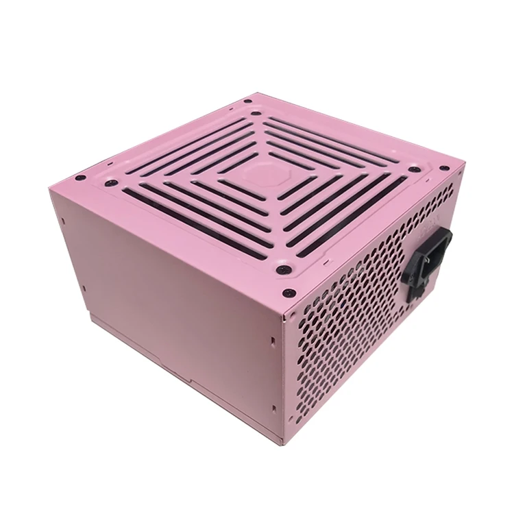 Новые продукты 2022 256-550 Вт розовый безвентиляторный блок питания для ПК с
