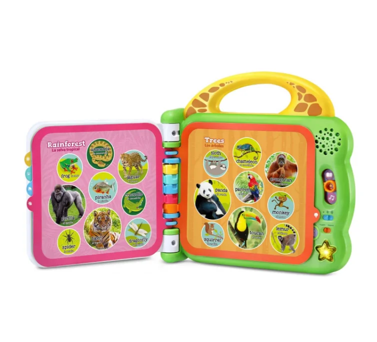 OEM Manufacturer Custom Interactive Electronic Animal Sound Book Set 100 Words Early Learning Books for Kids