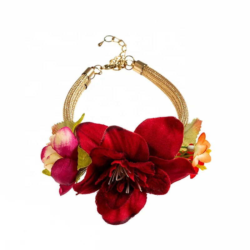 
wedding party bridal prom deocration artificial rose bride hand flower corsage bridesmaid sister wrist flower 